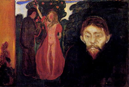 Strindberg, Edward Munch, jalousie